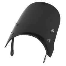 Motorrad Windschutzscheibe aus PC Visier für XSR125-XSR900 & XJ400 Schwarz