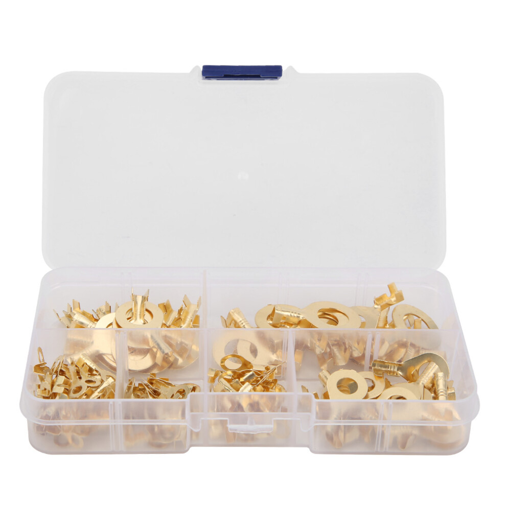 150PCS Ring Terminals Brass Cable Connector Wiring