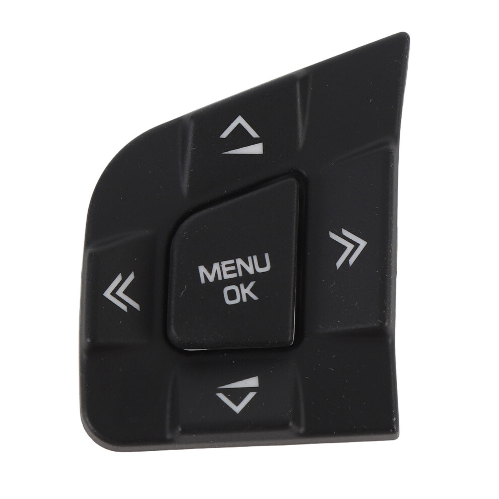 2Pcs Steering Wheel Switch Button Cover Left Side Black 8320539288611