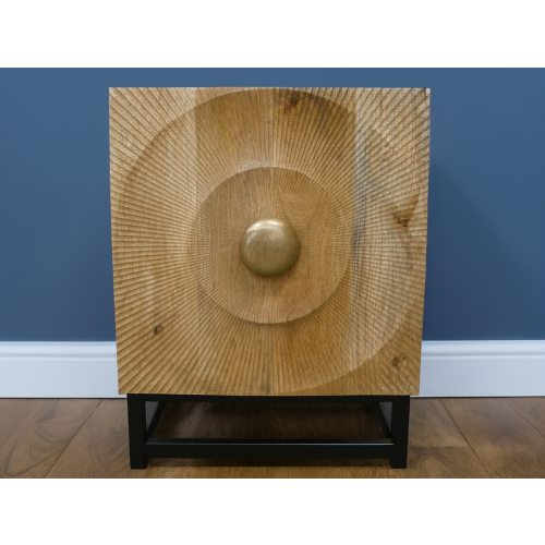 Handcrafted Solid Mango Wood Bedside Cabinet 2