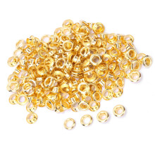 Gold 4mm Messing-Druckknopf-Set für Lederbeutel & Kleidung