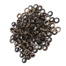 100PCS 6mm Hollow Bronze Eyelets for Fashion Accessories Bags Belts
