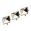 100 Stück 10 mm Silberne Pyramiden-Studs für einzigartige Modeaccessoires 15