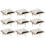 100 Stück 10 mm Silberne Pyramiden-Studs für einzigartige Modeaccessoires 2