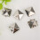 100 Stück 10 mm Silberne Pyramiden-Studs für einzigartige Modeaccessoires 5