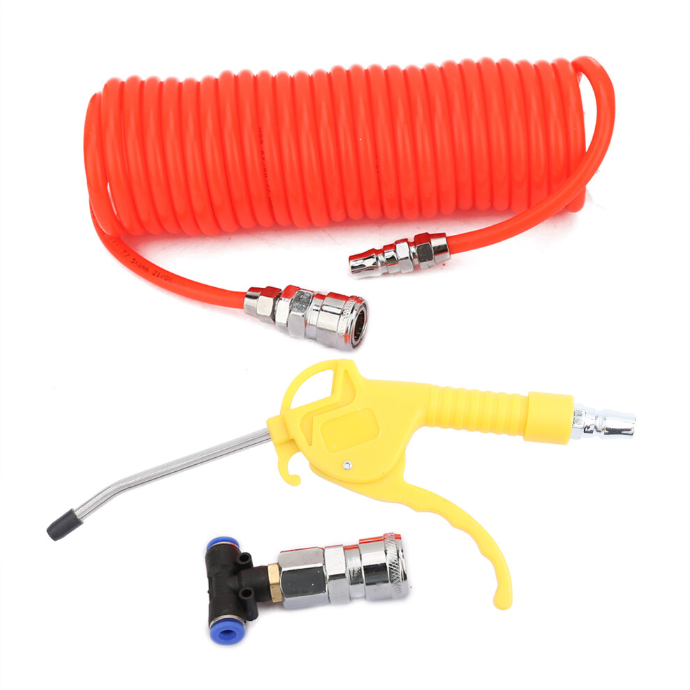 ABS Air Blow Gun Dust Blower with 6m Spring Hose