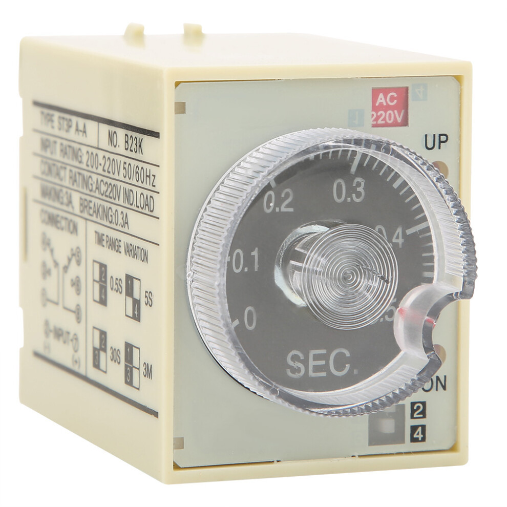 Delay Timer Time Relay Adjustable Knob Anti