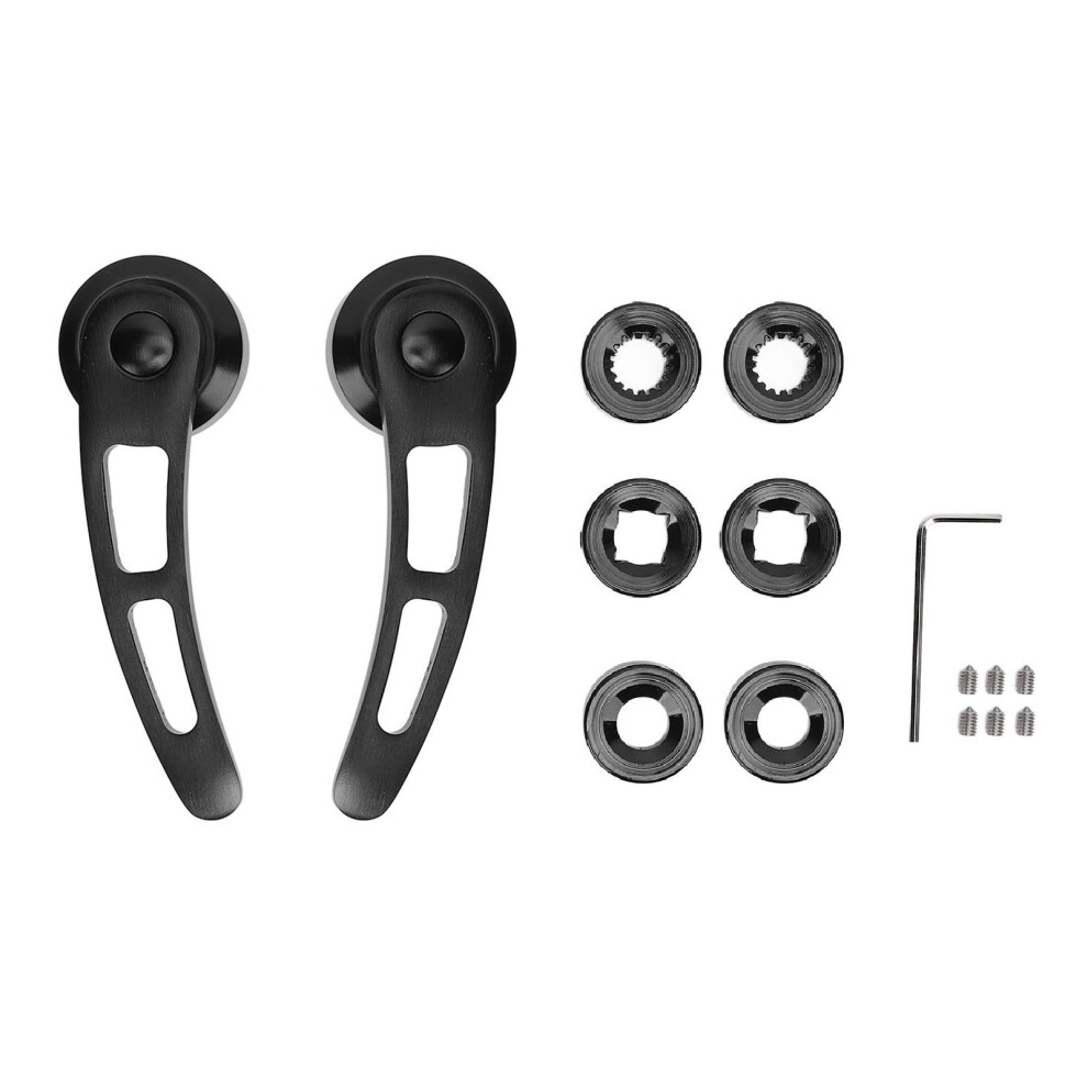 Billet Aluminum 4 1/4In Door Handle Kit Black 8320539289649