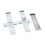 Front Brake Pad Pins Clips Fitting Kit LX0469 for 2