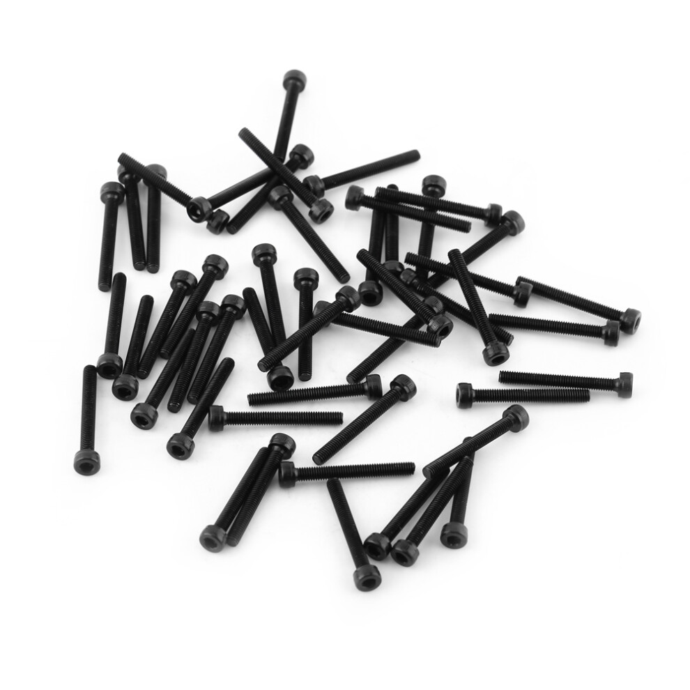 M3 Hex Socket Cap Head Screw Bolt Set Black