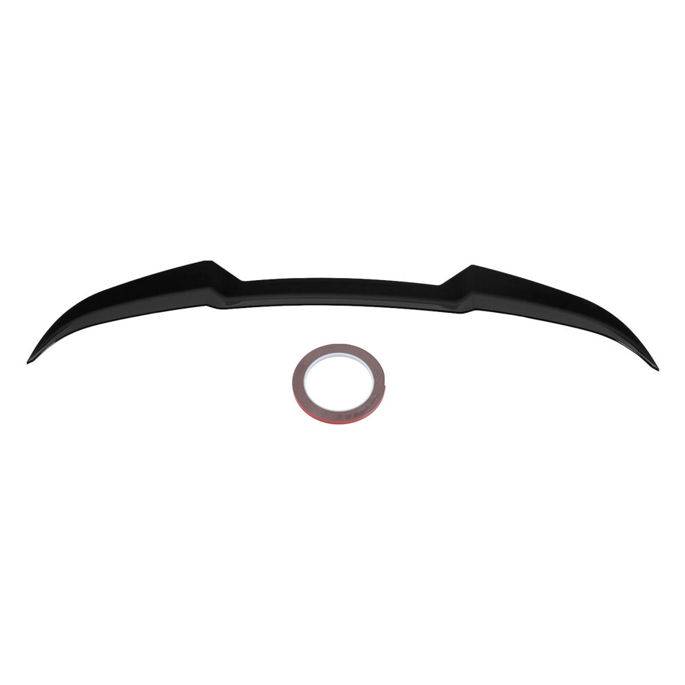 Rear Trunk Spoiler M4 Style Glossy Enhanced Black 8320539290737