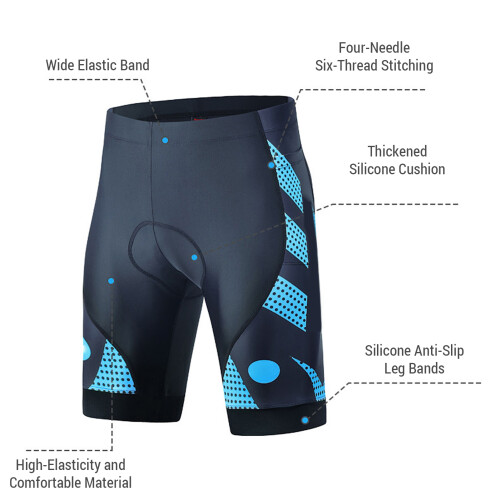 Breathable Cycling Shorts Men 4D Padded Shockproof 2