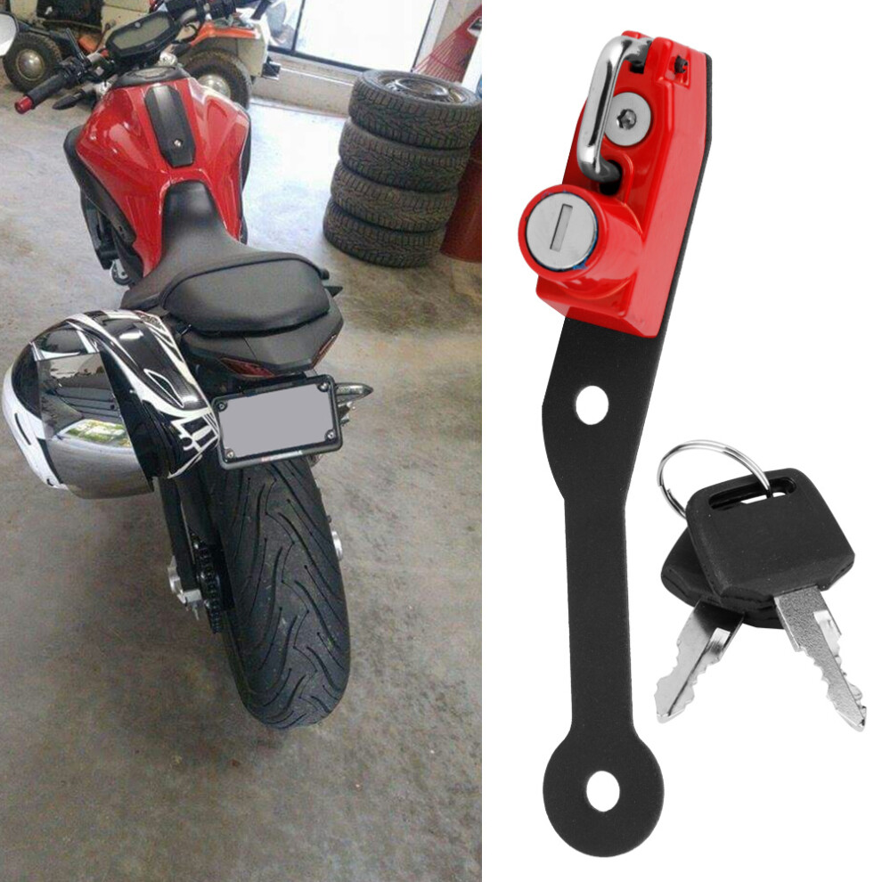 Aluminum Helmet Lock Mount Hook For Yamaha Mt-07 Fz-07 Fj-07 2014-17 Red 8441349476576