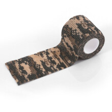 2.5cm x 10ft Camouflage Non Woven Fabric Tape Self Adhesive for Outdoors