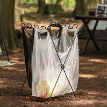 Modello: Porta sacchetti per rifiuti SS 22.2oz 32x27x50cm Nero