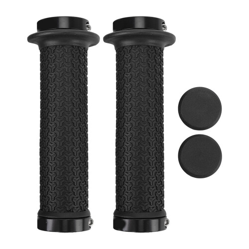 1 Pair Mountain Cycle Handlebar Grips Silicone