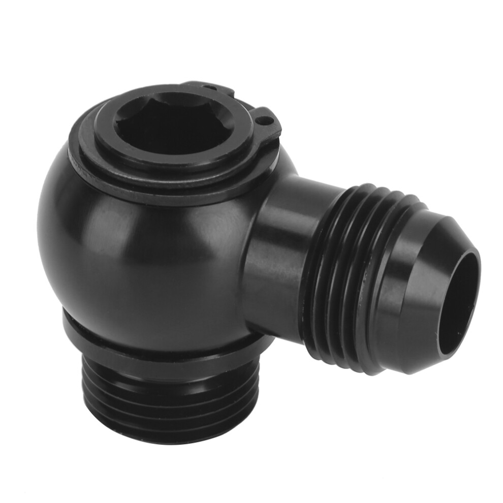 Aluminium 10An An-10 Car Adapter To Orb-10 7/8In Unf Bolt Black 7891349478260
