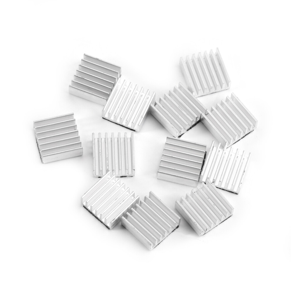 12pcs Small Aluminum Heatsink Cooling Kit with