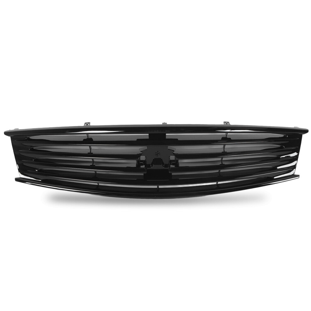 Gloss Front Bumper Grille Grills Superior Black 8320539292601