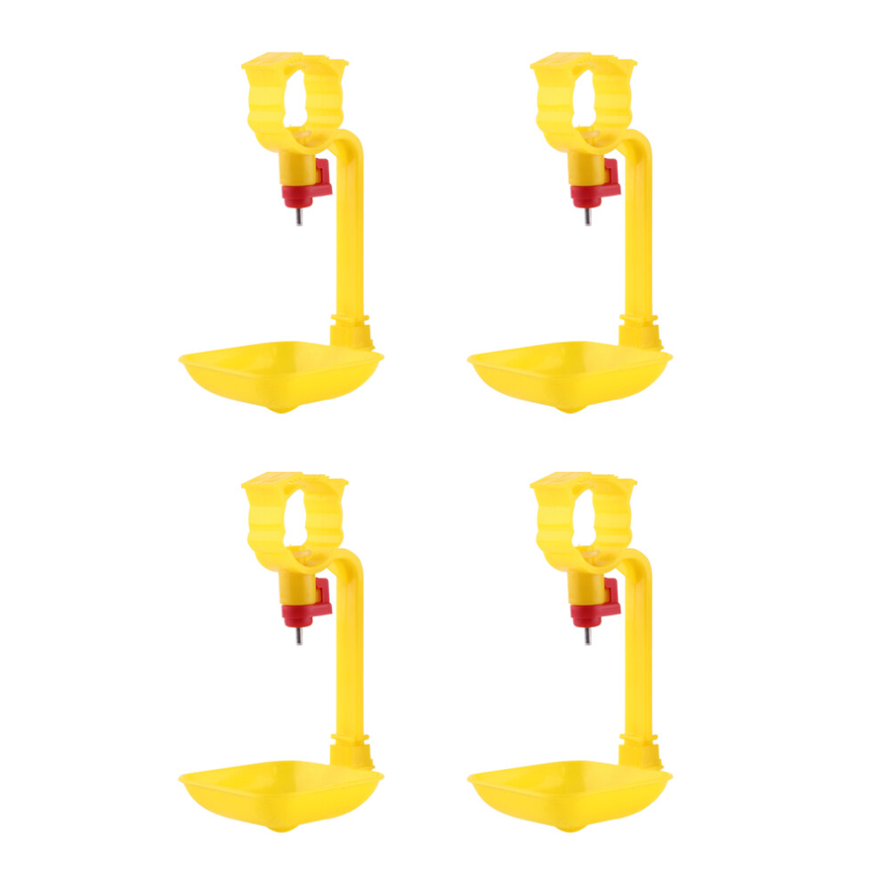 4pcs Plastic Chicken Water Drinking Cups Hen Bird