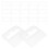 300pcs Adhesive Hanging Tabs Plastic Display Tags with Slot Hole 10