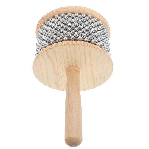 Cabasa Percussion Instrument Wooden Hand Drum for Beginners Practice