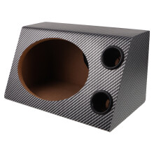 Wooden Trapezoidal Subwoofer Speaker Box PVC Veneer for Home Vehicle