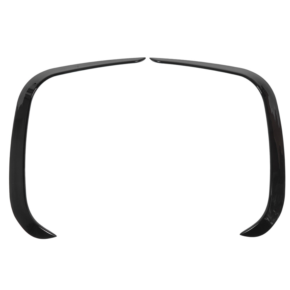Front Bumper Fog Spoiler Glossy Light/Black 8320539294766
