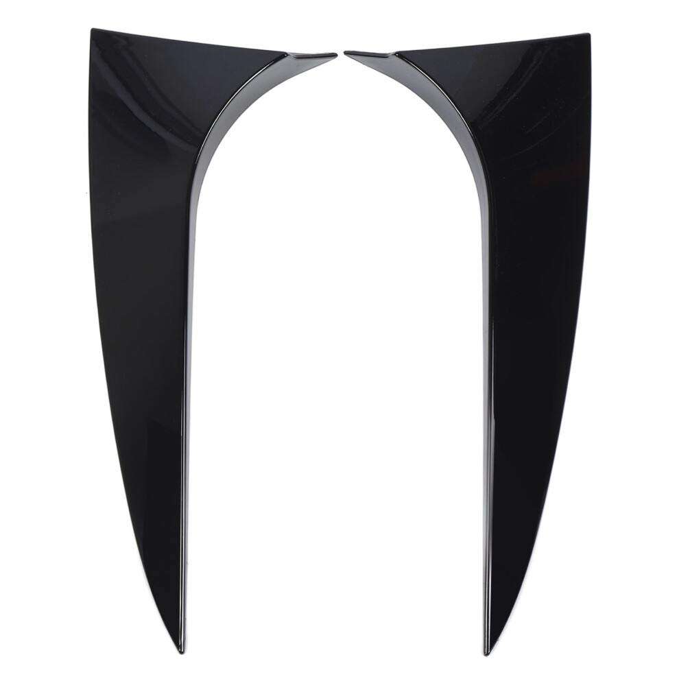 2Pcs Rear Window Side Spoiler Left Right Glossy Black 8320539294940