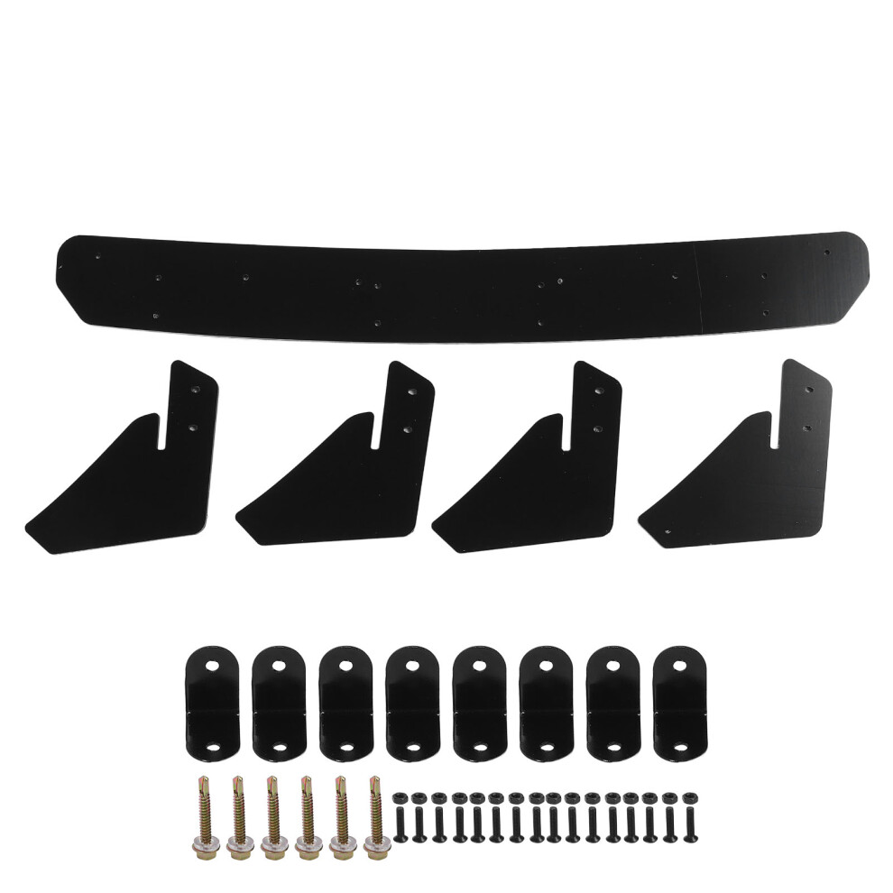 Rear Bumper Lip Diffuser Spoiler Glossy Black 8320539294971