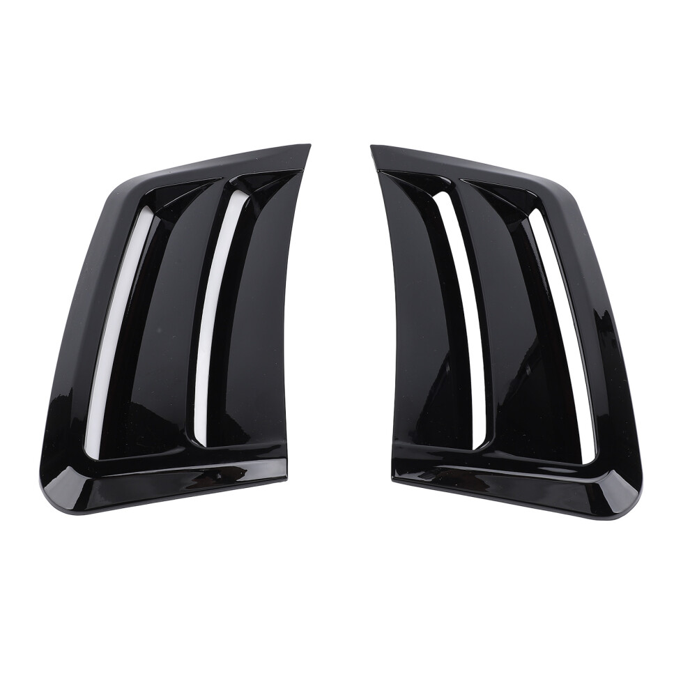 Pair Of Front Bumper Side Vent Trim Glossy Black 8320539295039