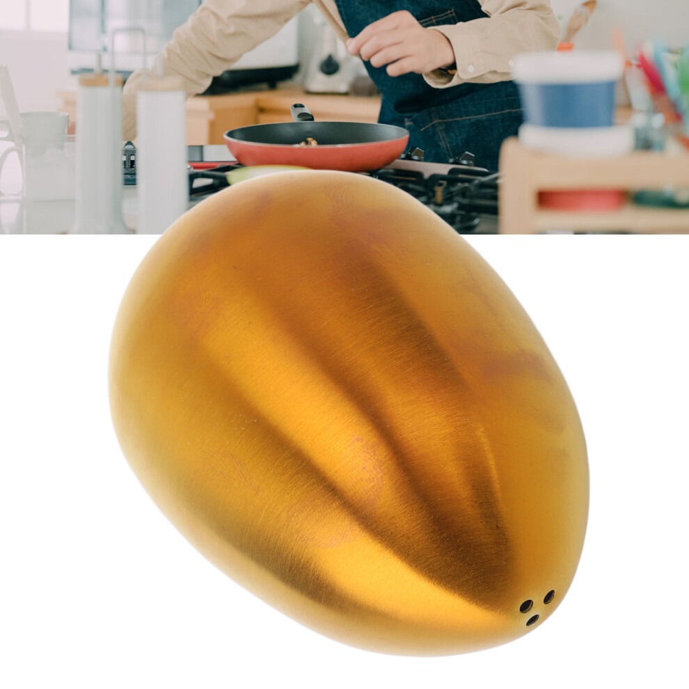 Egg Shaped Spice Jar Stainless Steel 3-Hole Salt & Pepper Dispenser Red-image-OPC-PKGC9NZ-NEW