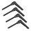 4PCS Metal Machine Knobs Adjustable Fixing Handle 6