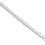 100PCS Double Loop Wire Binding Spines 6.4mm 34 Teeth Black 5