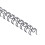 100PCS Double Loop Wire Binding Spines 6.4mm 34 Teeth Black 8