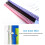 100PCS Double Loop Wire Binding Spines 6.4mm 34 Teeth Black 3