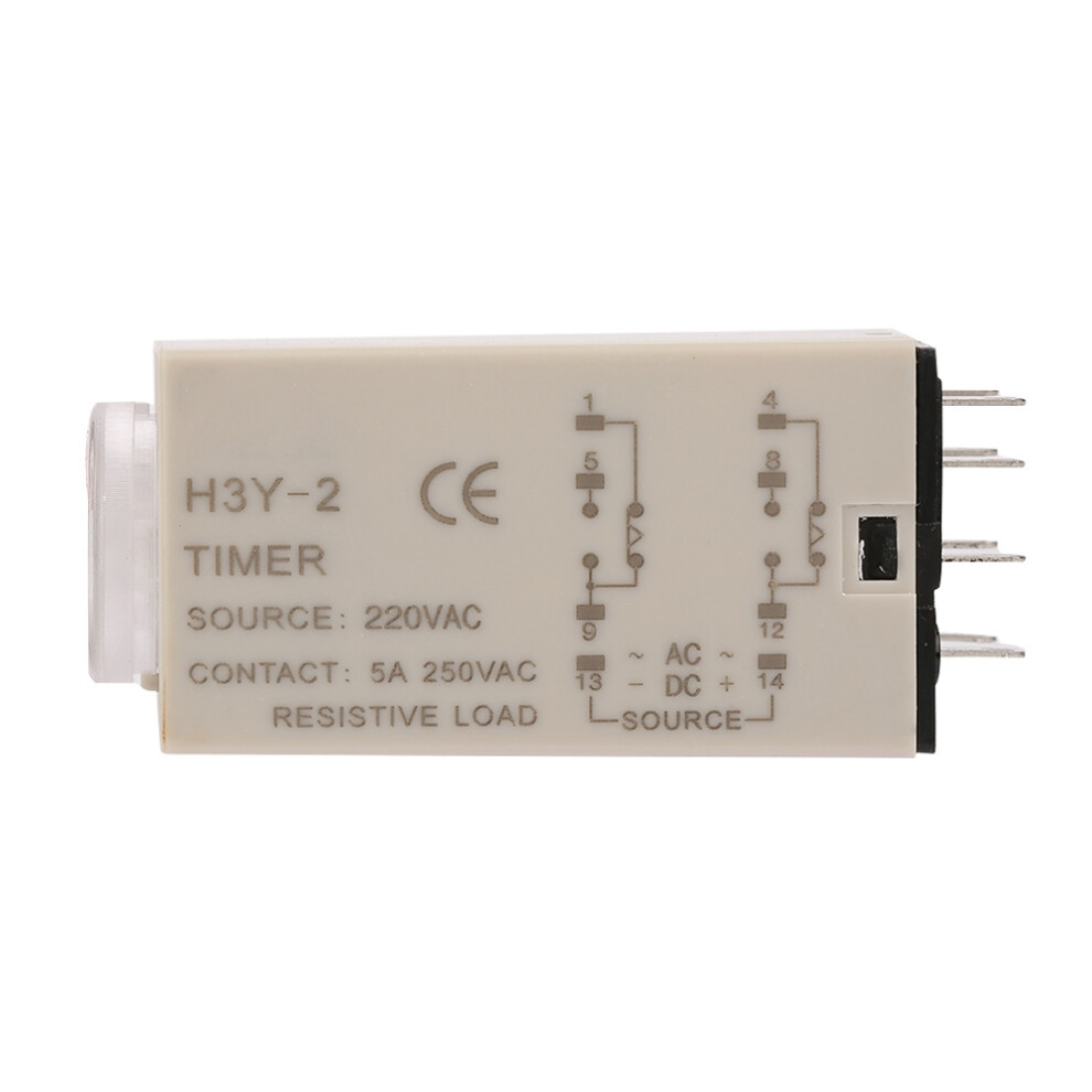 AC H3Y-2 Delay Timer Time Relay 0-10 Second 10s