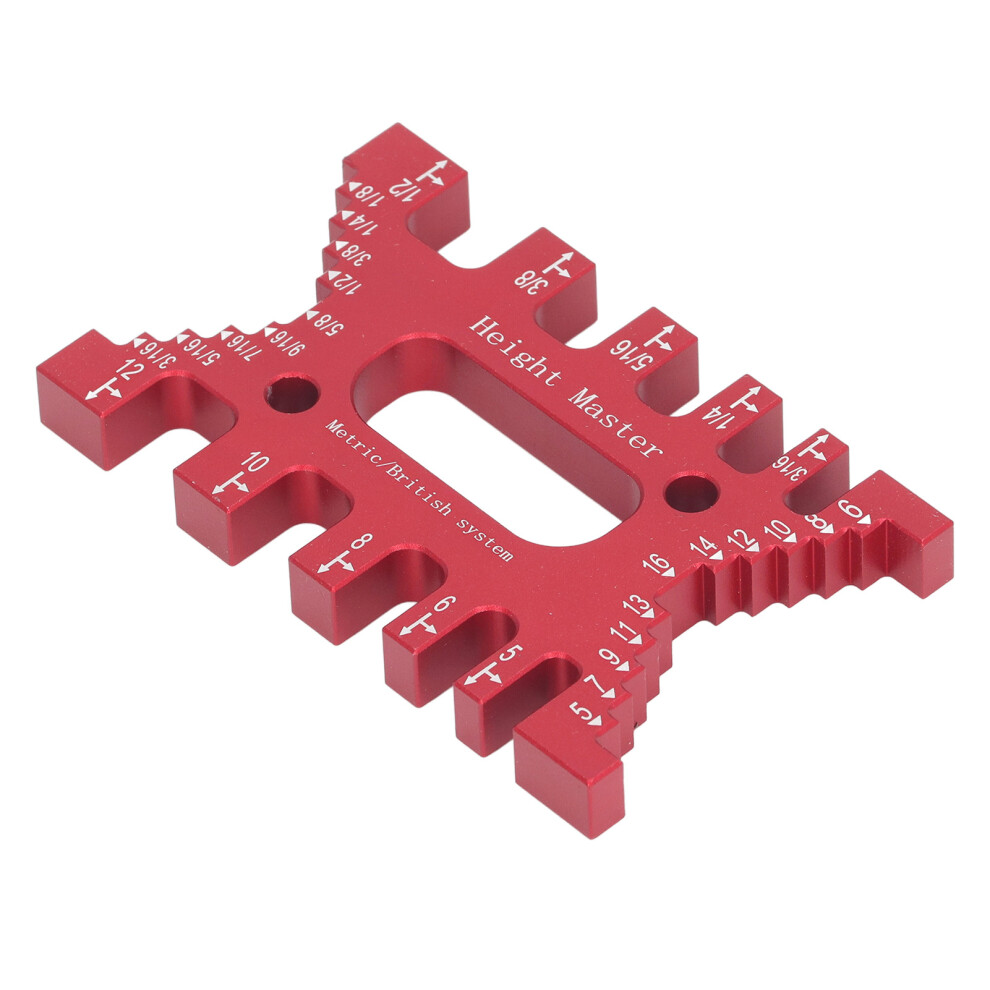 Woodworking Measuring Tool Laser Scales Tenon Caliper For Dovetail Jig Red 5021349487418