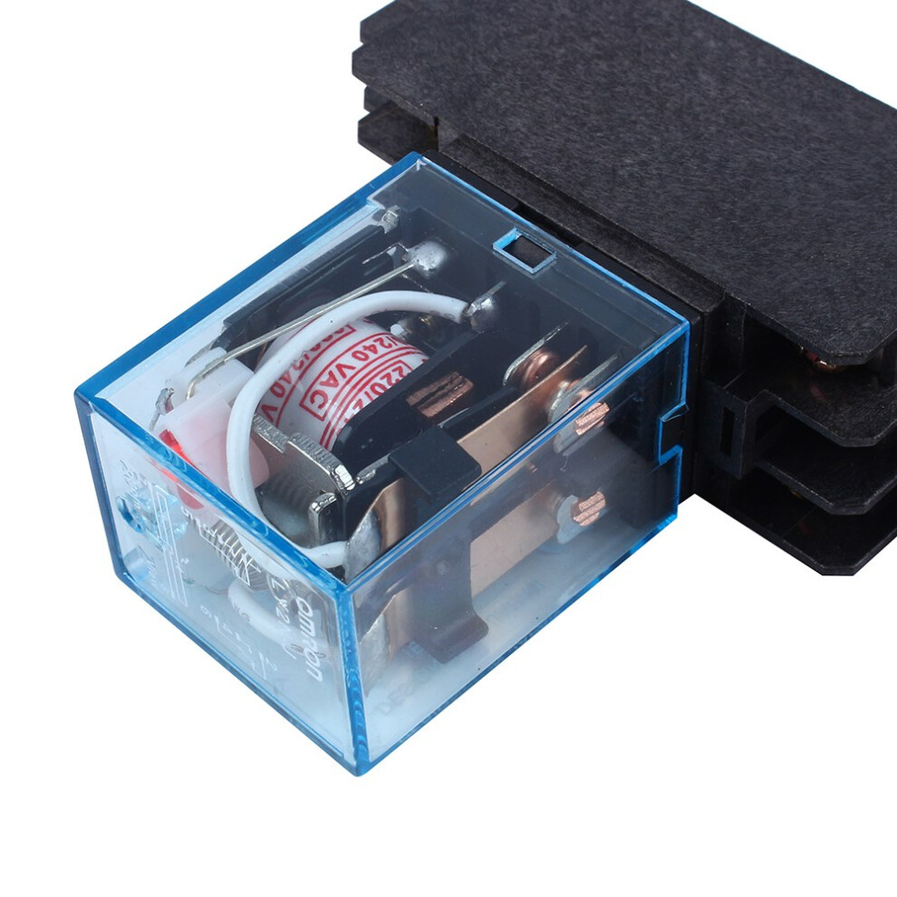 New AC 220V Coil Power Relay 10A DPDT LY2NJ HH62P