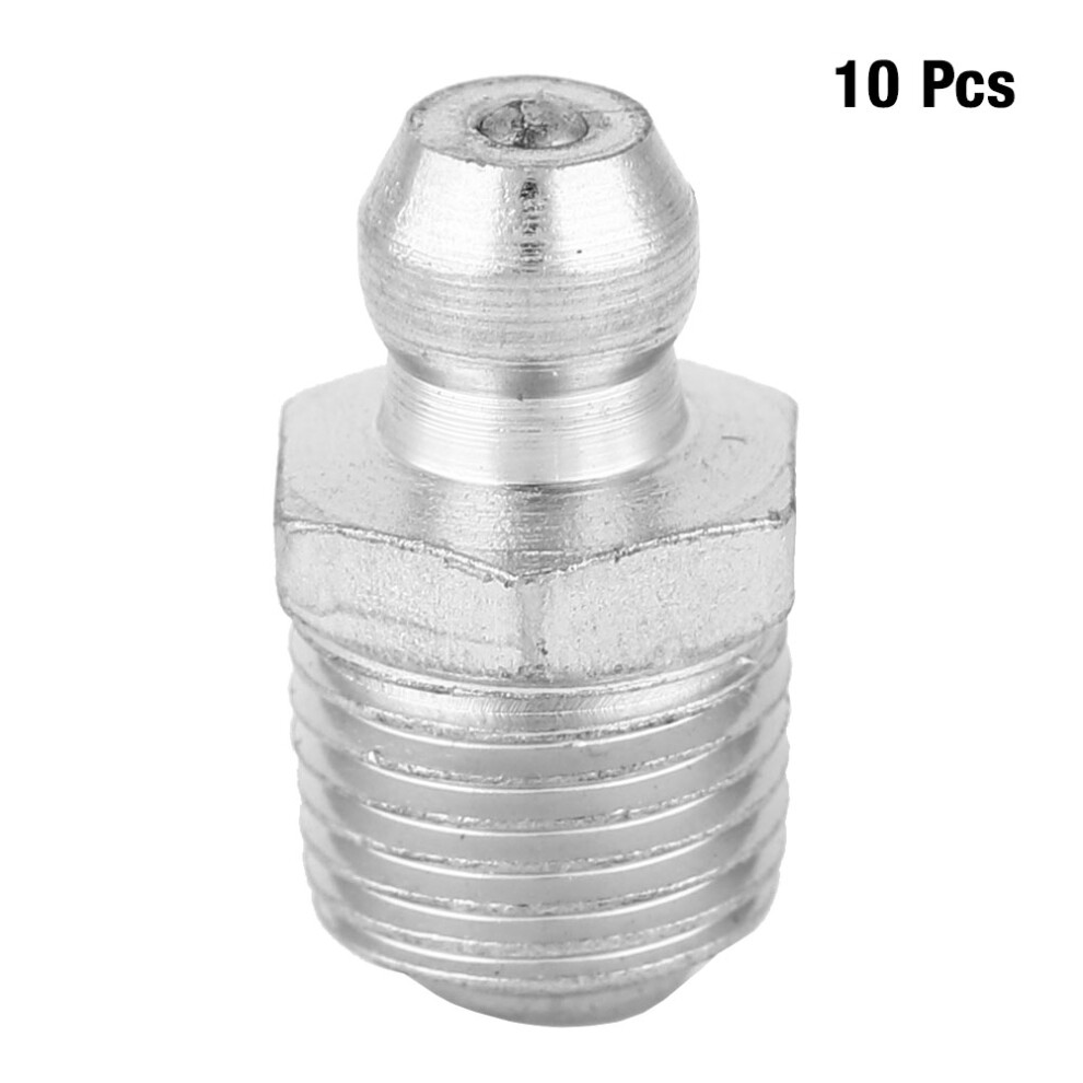 10 Pcs M10*1 Burly and Durable Grease Nipple for