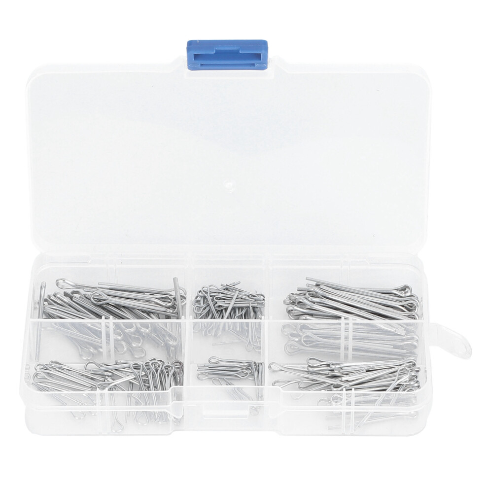 175Pcs Cotter Pin Zinc Alloy Galvanized Locking