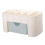 Multi-Functional Light Blue Plastic Desktop Drawer Organizer 21x10x10cm 12