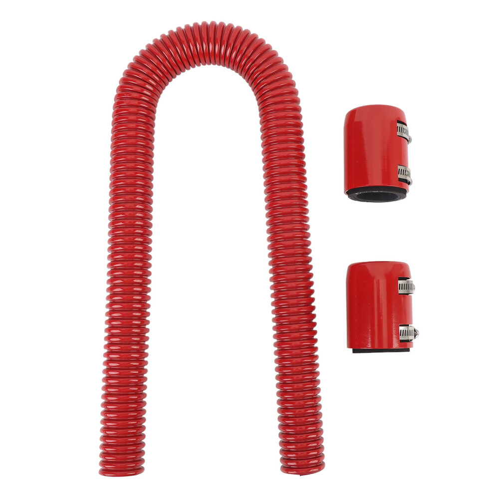 36 Inch Flexible Stainless Steel Radiator Hose Kit Red 8320539298412