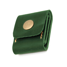 PU Leather Guitar Picks Organizers Pick Holder Case-Green