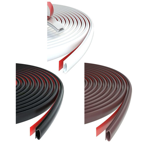 Adhesive Rubber Trim Molding Bendable for Easy-White 1