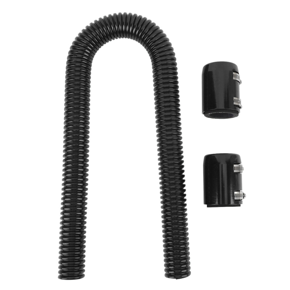 36 Inch Flexible Stainless Steel Radiator Hose Kit Black 8320539298719