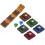 Guitar Pick Storage Pouches PU Leather Guitar Pick Holder-Black 6