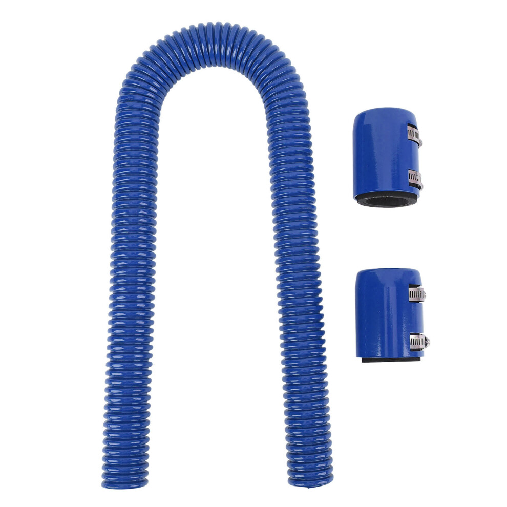 36 Inch Flexible Stainless Steel Radiator Hose Kit Blue 8320539298740