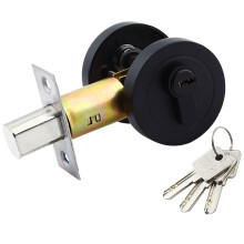 Elegant Hide Deadbolts Door Lock Stainless Steel for 35-Black