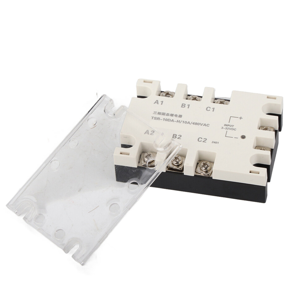 3 Phase 10A DC AC Solid State Relay SSR Input